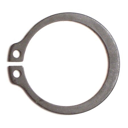 Midwest Fastener External Retaining Ring, Steel Plain Finish, 25 mm Shaft Dia, 5 PK 32408